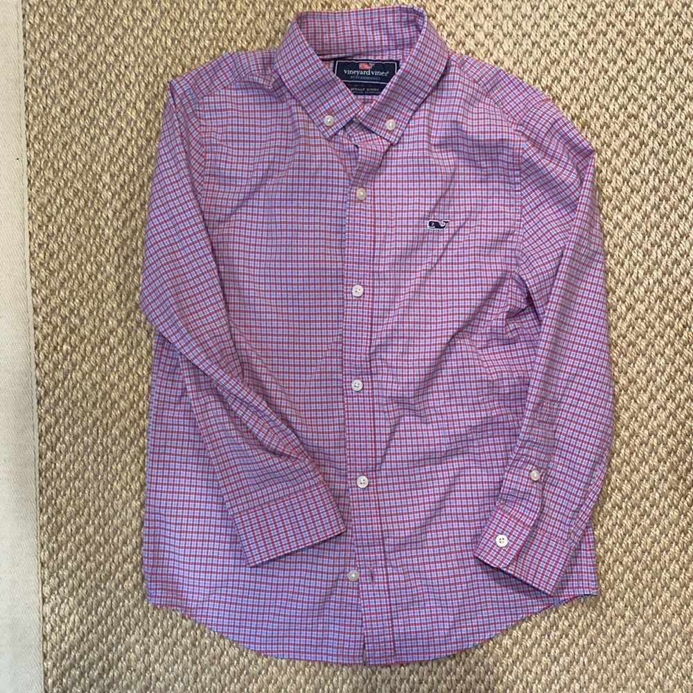 COPY - Vineyard Vines boys button-down shirt.